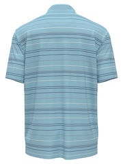 Mosaic Stripe Golf Polo (Blue Grotto) 