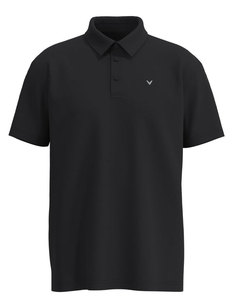 Mens Opti Dri Stretch Polo-Polos-Caviar-M-Callaway