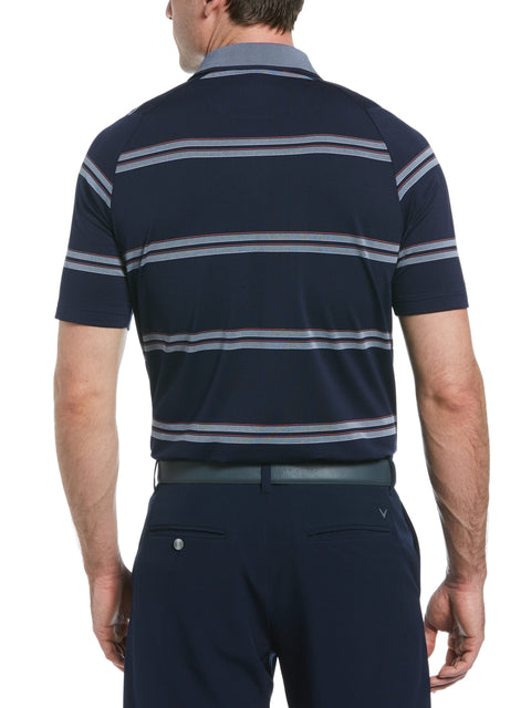 Mens Oxford Stripe Golf Polo-Polos-Callaway