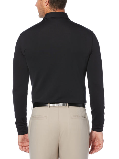 Mens Performance Long Sleeve Heathered Polo-Polos-Callaway