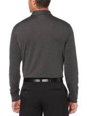 Mens Performance Long Sleeve Heathered Polo-Polos-Callaway