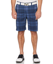 Mens Plaid Short Shorts Peacoat / 32