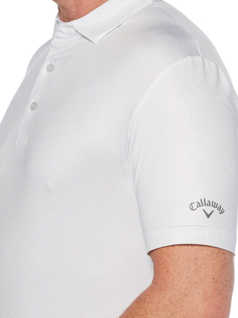 Mens Printed Gingham Polo-Polos-Callaway