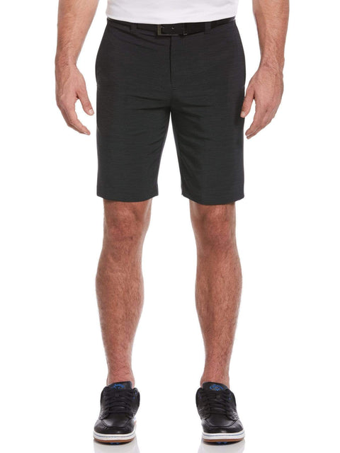 Mens Printed Herringbone Stretch Short-Shorts-Caviar-34-Callaway