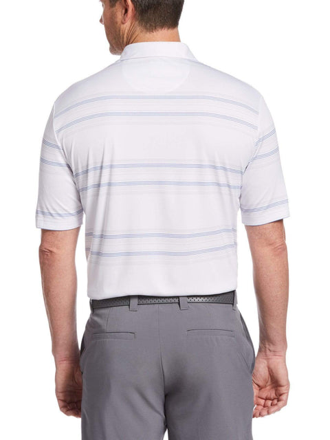 Mens Printed Stripe Polo-Polos-Callaway Apparel