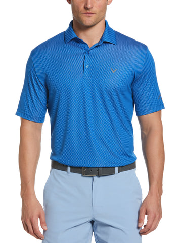 Mens Pro Spin Chevron Jacquard Golf Polo