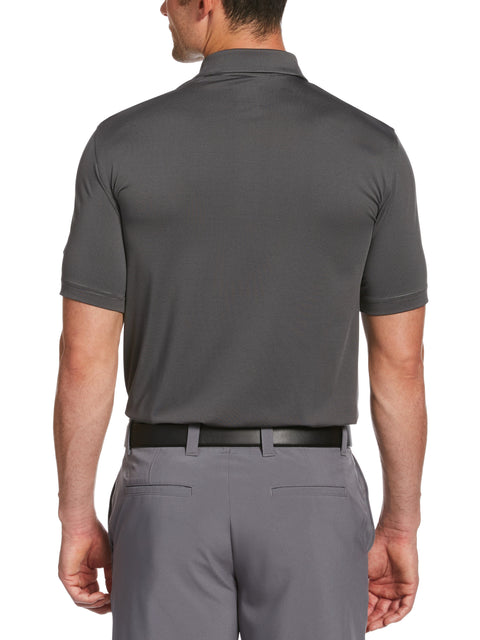 Men's Pro Spin Fine Line Golf Polo (Caviar) 