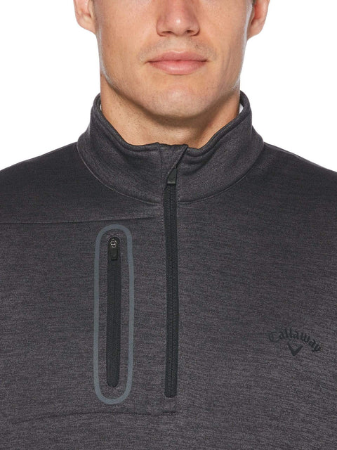 Mens Quarter Zip Pullover with Pocket-Jackets-Callaway