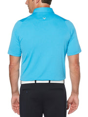 Mens Raglan textured Space Dry Print Polo-Polos-Callaway