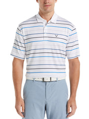 Roadmap Stripe Golf Polo (Bright White) 