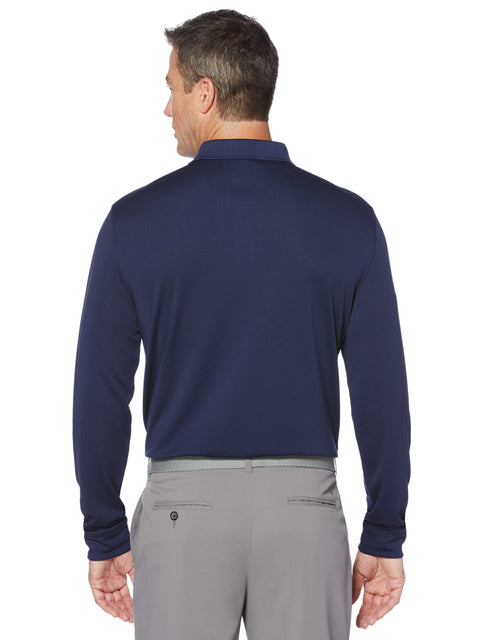 Mens Solid Long Sleeve Polo-Polos-Callaway