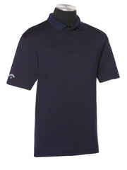 Mens Solid Stretch Polo (Peacoat) 