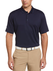 Mens Solid Stretch Polo (Peacoat) 