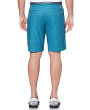 Mens Stretch Plaid Print Short-Shorts-Callaway Apparel