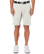 Mens Stretch Short with Active Waistband Shorts Silver Lining / 32