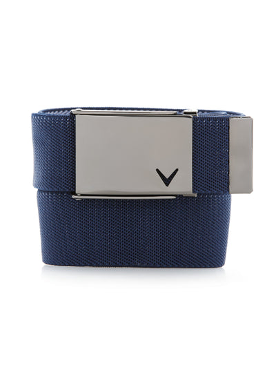 Mens Reversible Chevron Logo Belt-Belts-Peacoat-OS-Callaway