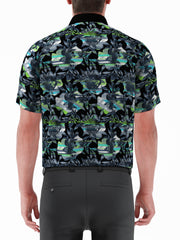 Mens Structured Floral Print Golf Polo-Polos-Callaway