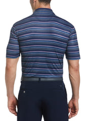 Sun-Worn Stripe Golf Polo (Peacoat) 