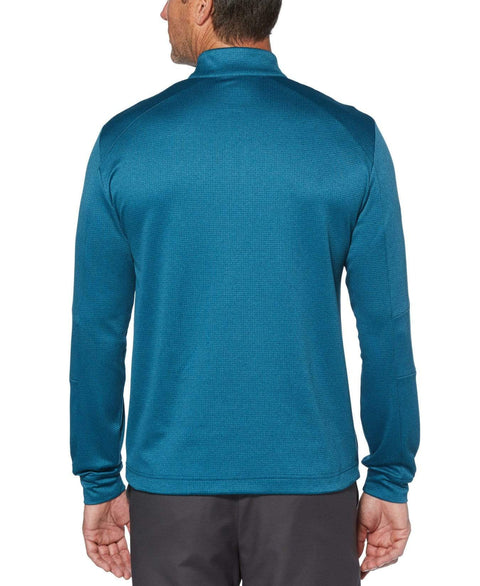 Mens Swing Tech 1/4 Zip Waffle Fleece Jackets