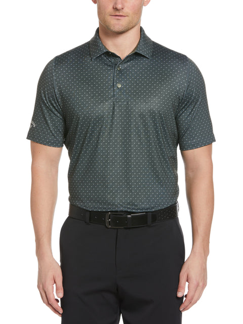 Mens Swing Tech™ Allover Chevron Golf Polo | Callaway Apparel