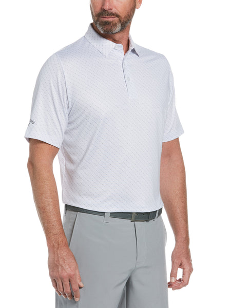 Mens Swing Tech™ Allover Chevron Golf Polo | Callaway Apparel