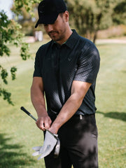 Mens Swing Tech Chev Print Polo-Polos-Callaway Apparel