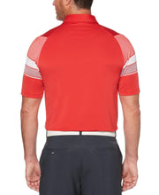 Mens Swing Tech Color Block Polo Polos