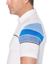 Mens Swing Tech Color Block Polo Polos