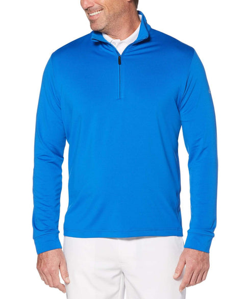 Mens Swing Tech Cooling+ 1/4 Zip Jackets Magnetic Blue / M