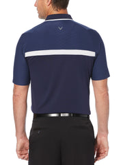 Mens Swing Tech Fine Line Color Block Golf Polo-Polos-Callaway