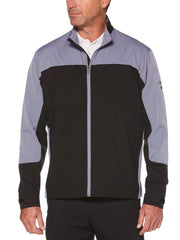 Mens Swing Tech Big & Tall Full Zip Golf Wind Jacket-Jackets-Caviar-S-Callaway