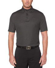 Mens Swing Tech Jacquard Polo Polos Caviar / XL