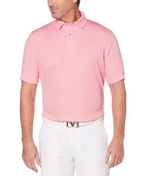 Mens Swing Tech Jacquard Polo Polos Sachet Pink / L