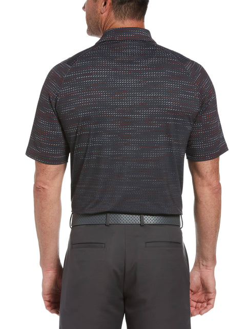 Mens Swing Tech Marled Fading Geo Print Golf Polo-Polos-Callaway