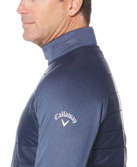 Mens Swing Tech Mixed Media 1/4 Zip Pullover Jackets