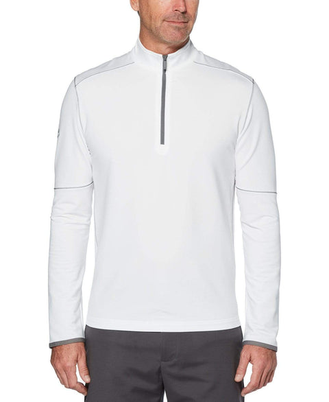 Mens Swing Tech Outlast Midlayer 1/4 Zip Pullover Jackets Bright White / L