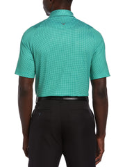 Mens Swing Tech Printed Gingham Polo-Polos-Callaway