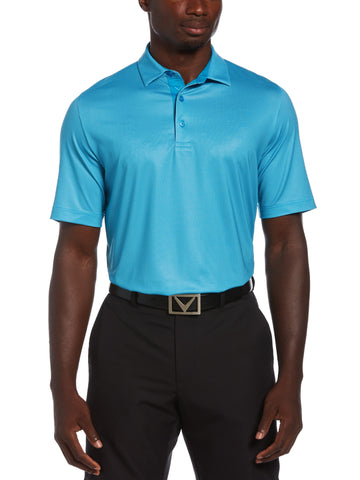 Mens Swing Tech™ Printed Gingham Golf Polo | Callaway Apparel