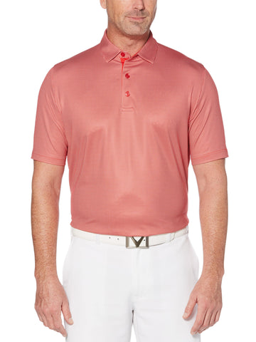 Mens Swing Tech™ Printed Gingham Golf Polo | Callaway Apparel