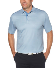 Mens Swing Tech Printed Gingham Polo Polos Infinity / XXXL