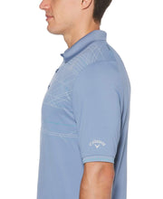 Mens Swing Tech Stitch Print Polo Polos