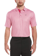 Mens Swing Tech Tattersall Polo-Polos-Boudoir Red-XXL-Callaway Apparel