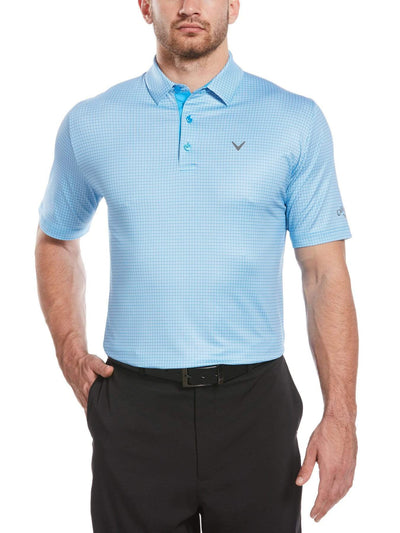 Mens Swing Tech Tattersall Polo-Polos-Spring Break-M-Callaway Apparel