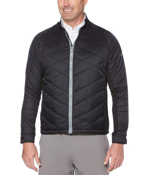 Mens Swing Tech Ultrasonic Quilted Jacket Jackets Caviar / L