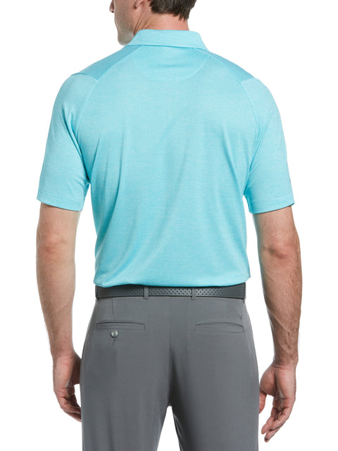 Mens Ventilated Heather Jacquard Golf Polo-Polos-Callaway