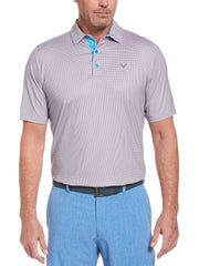 Mens Tattersall Printed Polo-Polos-Hawaiian Ocean-L-Callaway