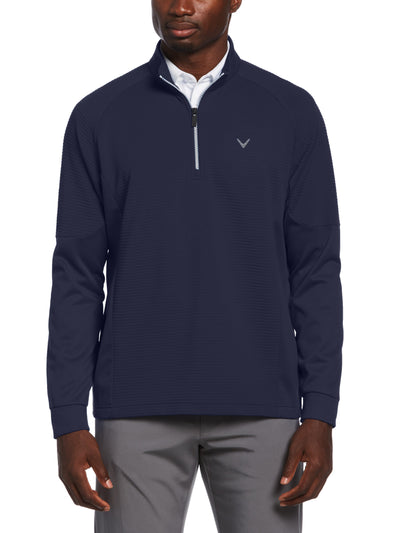 Tech Fleece 1/4 Zip Pullover (Peacoat) 