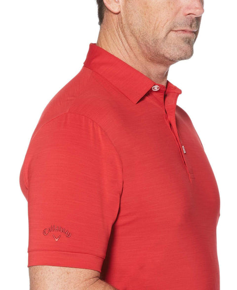 Mens Tonal Performance Polo Shirt Polos