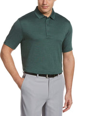 Mens Tour Authentic Wool Jacquard Polo Pine Grove / XL