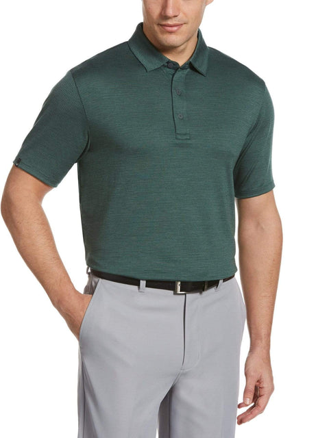 Mens Tour Authentic Wool Jacquard Polo Pine Grove / XL